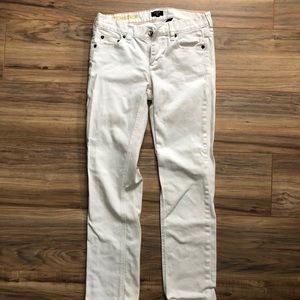 J Crew White Matchstick Jeans